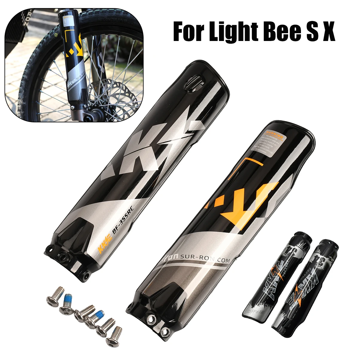 Motorcycle Shock Protection Cover Fork Guard For Sur-Ron Surron Light Bee S X Off-Road Electric Vehicle