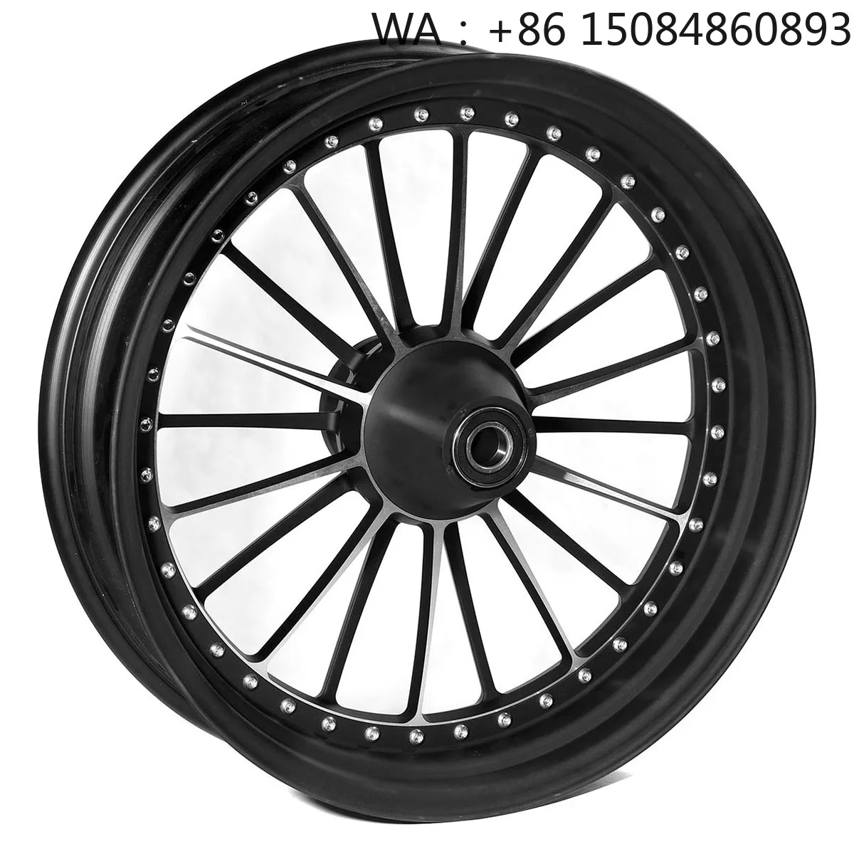 

motorcycle parts, 6061-T6 aluminum alloy material, New Black Wheel Accessories, Front Rear Mod Parts for 08+ FLSTF FLSTFB FLSTFB