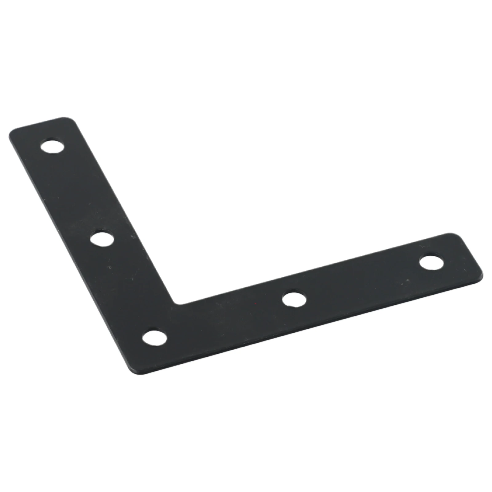 Steel Thickened Corner Brackets Black L Shape Right Angle Bracket 90° Shelf Bracket Connector Angle Iron Fixed Connection Piece