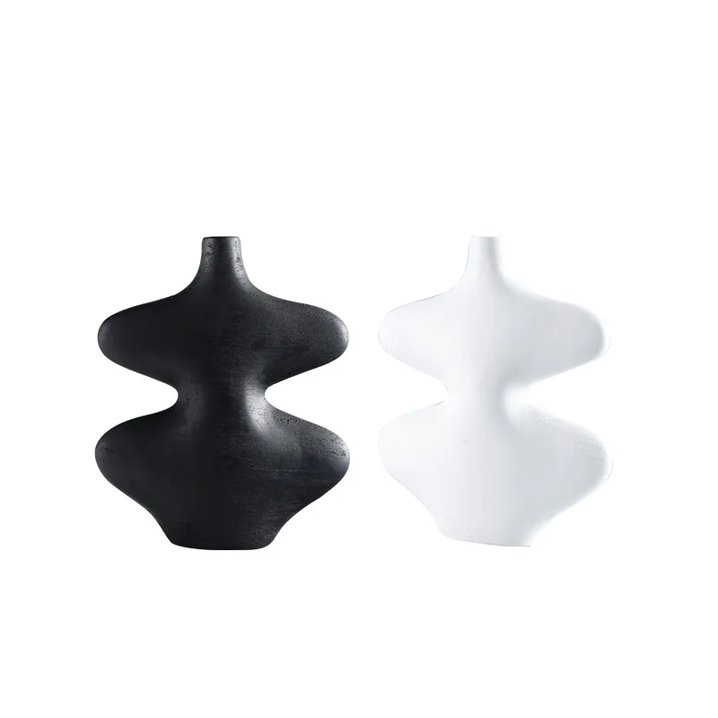 

Modern simple creative art home gourd vase living room entrance decoration model room TV cabinet flower ware
