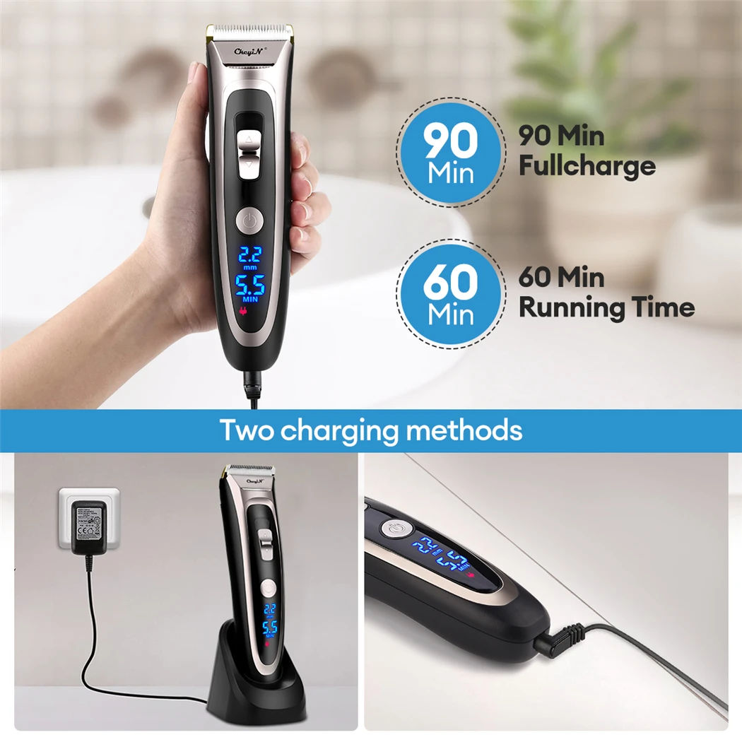 Ckeyin tagliacapelli professionale tagliacapelli uomo tagliacapelli tagliacapelli tagliacapelli elettrico tagliacapelli taglio di capelli strumento barbiere