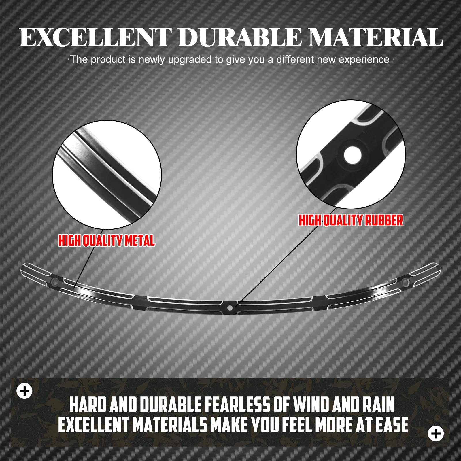 Motorcycle Windscreen Windshield Trim CNC For Harley Touring Electra Glide Ultra Limited Street Tri Glide FLHX 2014 2015 2016-Up