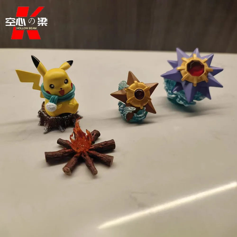 [Mondo in scala 1/20] Decorazione di figure giocattolo Pikachu riscaldante di Fire Pikachu