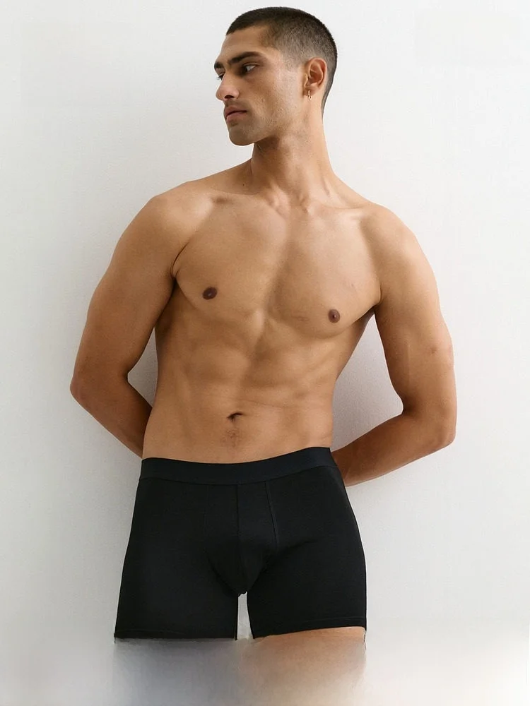 h-m-men's-mid-length-boxer-briefs-5-pa-lycra®-comfortable-breathable-underwear-cotton-polyester-spandex-blend