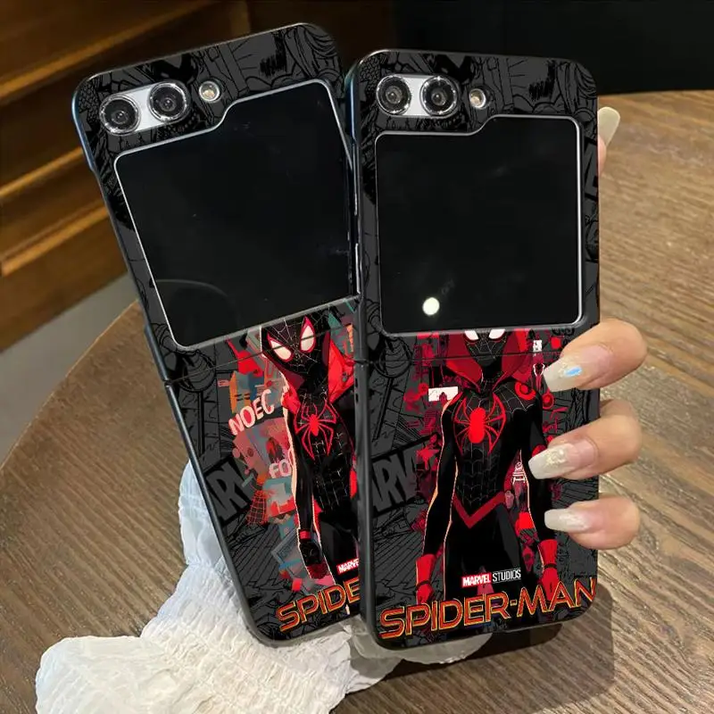 

Spider Man Across The Verse phone case for Samsung Galaxy Z Flip 6 5 zflip4 zFlip zFlip3 zflip6 funda celulare protective cases