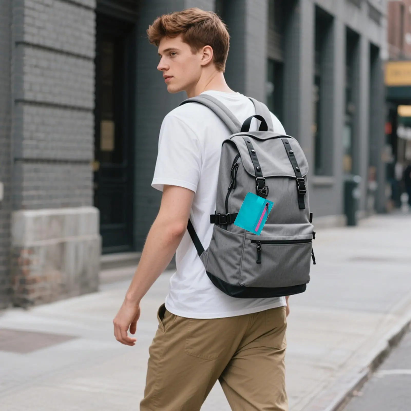 Monedero portátil para tarjetas, bolso delgado, fácil de llevar, bolsillo para monedas para caminar, ir al trabajo, senderismo Personal, Camping diario, estilo de vida de rutina