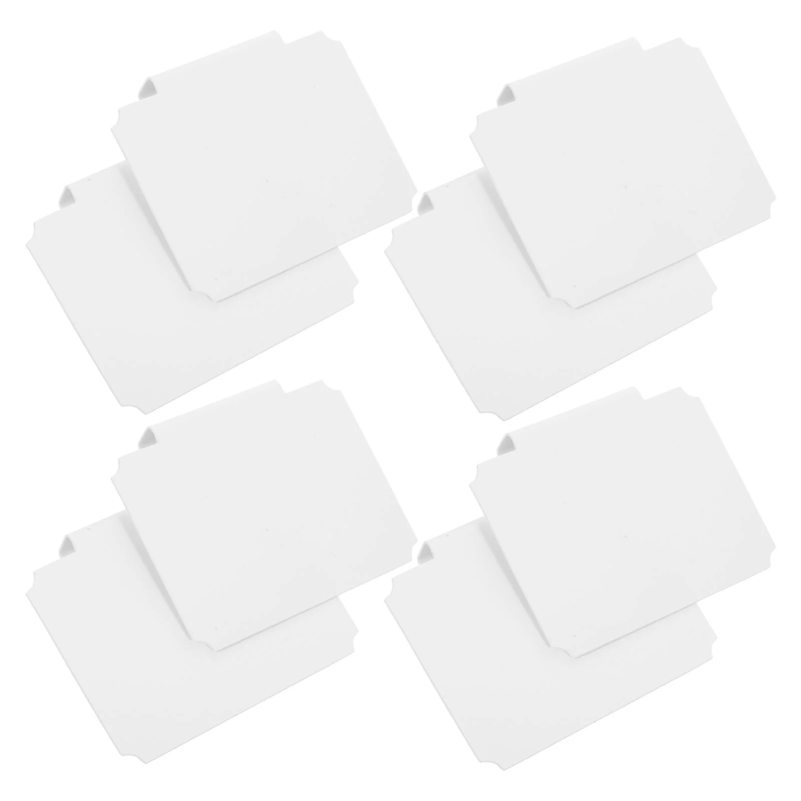 8pcs Basket Labels Clip Hanging Bin Clip Label Removable Bin Clip Labels for Organization labels for storage bins