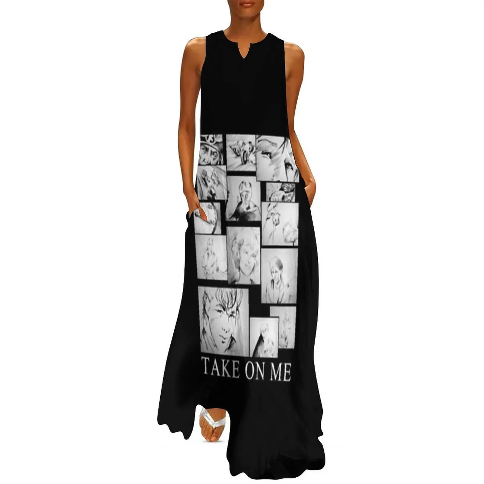 

Take On Me Long Dress evening dress ladies Dress for girls women's evening dresses for pregnant women