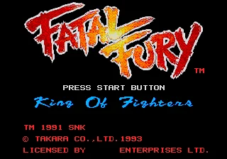 Fatal Fury  16bit MD Game Card For Sega Mega Drive For Genesis System