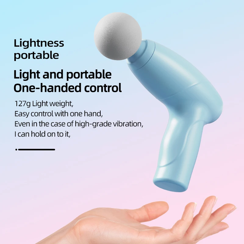 

Мини-массажер, массажный пистолет для мышц, беспроводная зарядка, портативный пистолет для фасции, массажер для глубоких тканей, расслабления шеи и спины