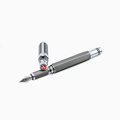 Precision GunMetal Fountain Pen for Professional Writing and Elegant Note-Taking in Office School and Creative Projects Durable