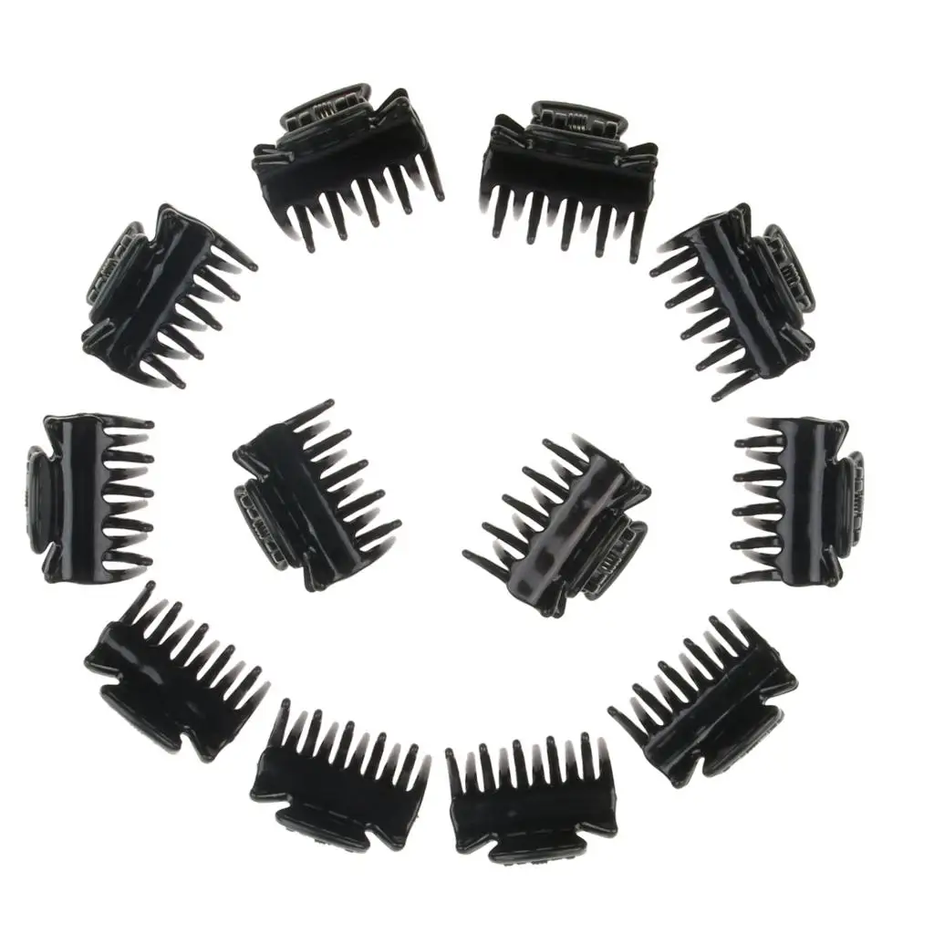 Mini Hair Claw Clips Resin Alloy Smooth Edge Small Clips Popular Hair Accessories for Girl Daily Wear