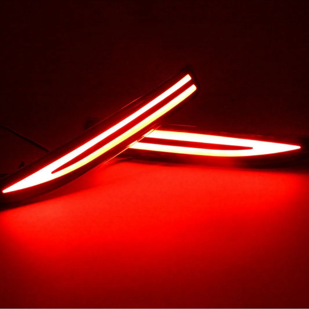 لتويوتا كورولا 2019 2 قطعة Led المصد الخلفي عاكس ضوء DRL أضواء الفرامل الديناميكية بدوره إشارة الخلفية الضباب ملحقات المصابيح