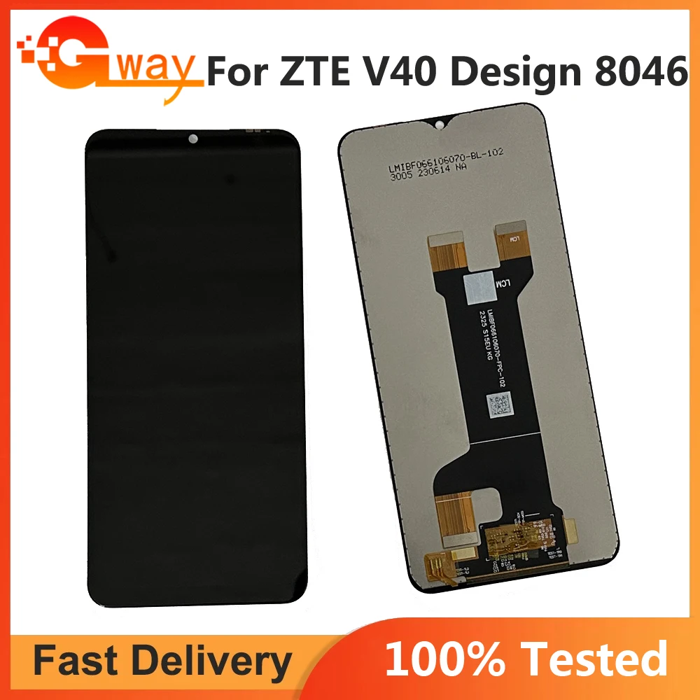 

Original 6.6 Inch LCD For ZTE Blade V40 Design 8046 LCD DIsplay Touch Screen Digitizer Assembly For ZTE Blade V40Design LCD