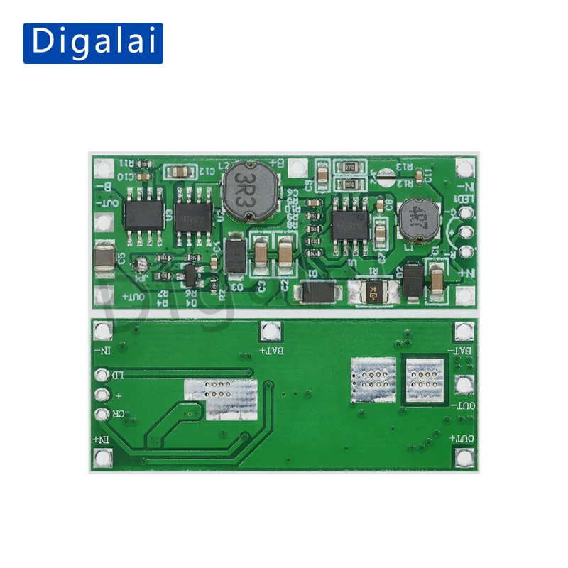 3.7V Lithium Battery DC UPS Uninterruptible Module Charging Discharging Step-up 9V 12V Power Outage Step-up