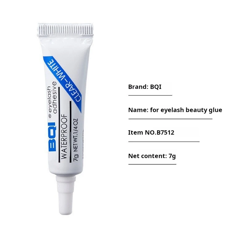 Kit de pegamento para pestañas postizas Bandeja de anillo, rizador de pestañas Cepillo para pestañas