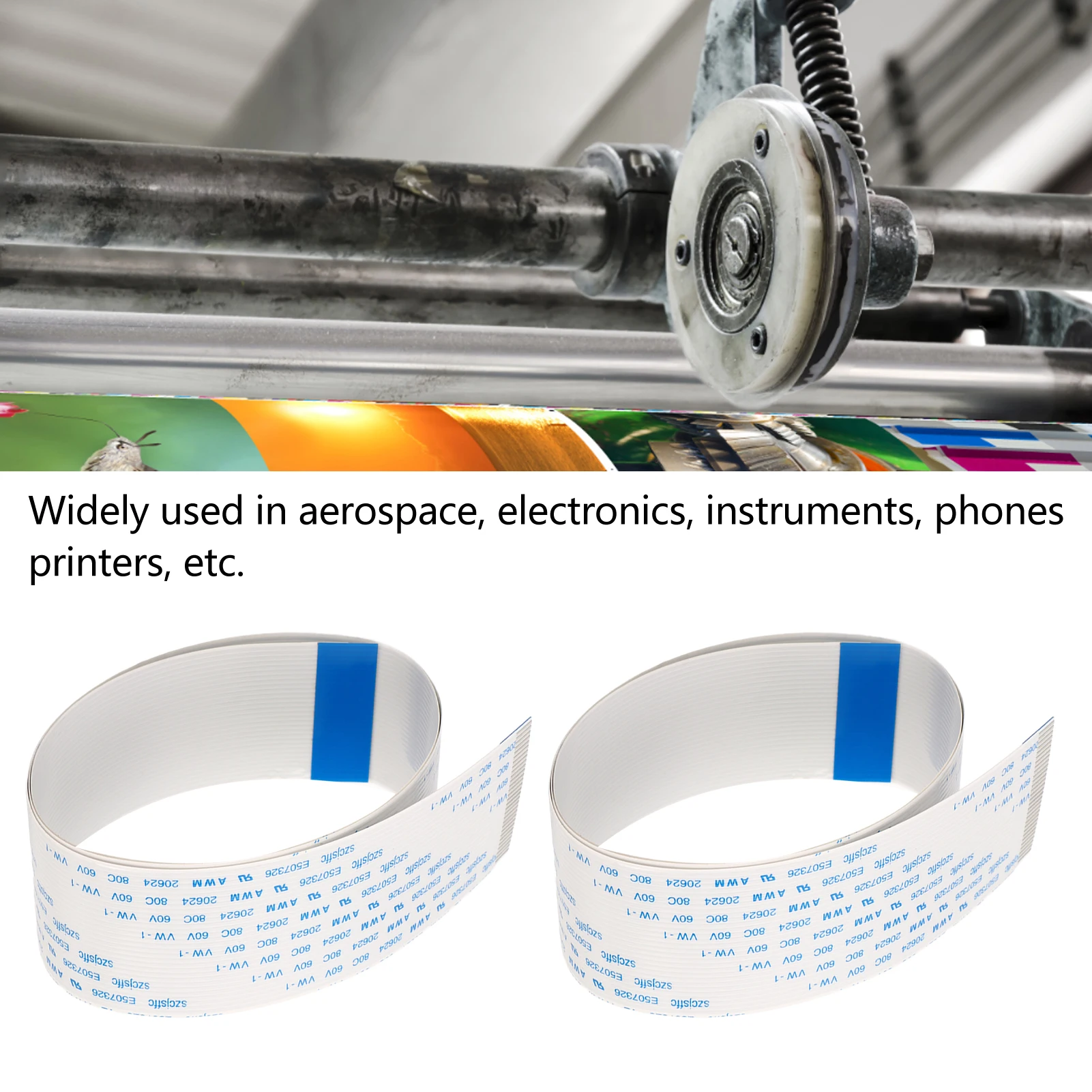 

2Pcs Printer Flexible Flat Cable Fast High Softness FFC Flexible Ribbon Cable for XP600 Printer Flexible Flat Cable