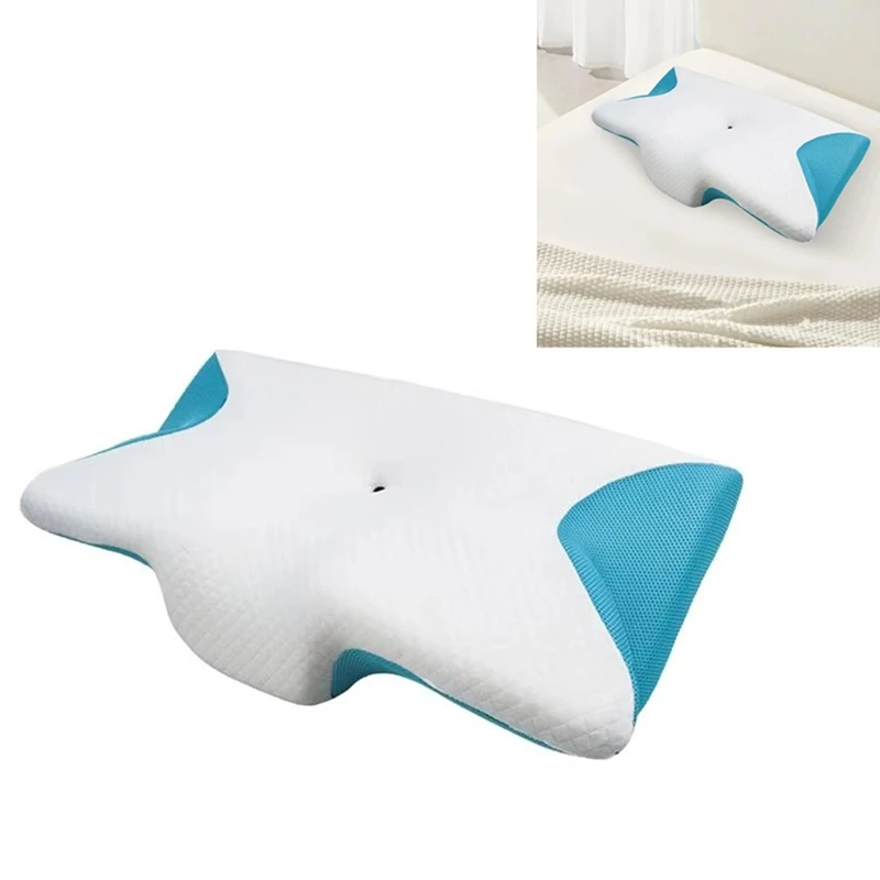 

Foam Neck Pillow Ergonomic Adjustable Foam Neck Pillow Contour Odorless Sleep Pillow For Side Sleeper Bed Pillow