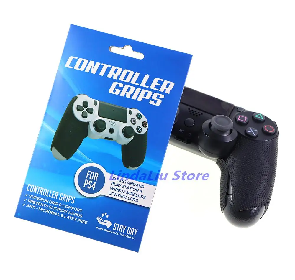 30 juegos de protección de la piel del mango para el controlador de PS4, Joystick, agarre de mano de calamar para PS5, pegatina antideslizante de agarre de calamar