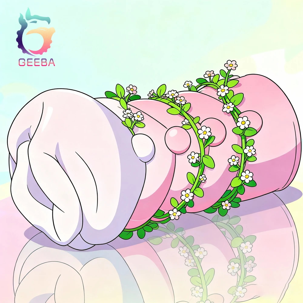 เครื่องช่วยสำเร็จความใคร่ชาย GEEBA 6147 รุ่นแฟนตาซีดราก้อน ทำจากซิลิโคนเนื้อนุ่ม รูปทรงเครื่องบิน ช่องคลอดจำลองสมจริง ของเล่นทางเพศสำหรับผู้ใหญ่ 18+