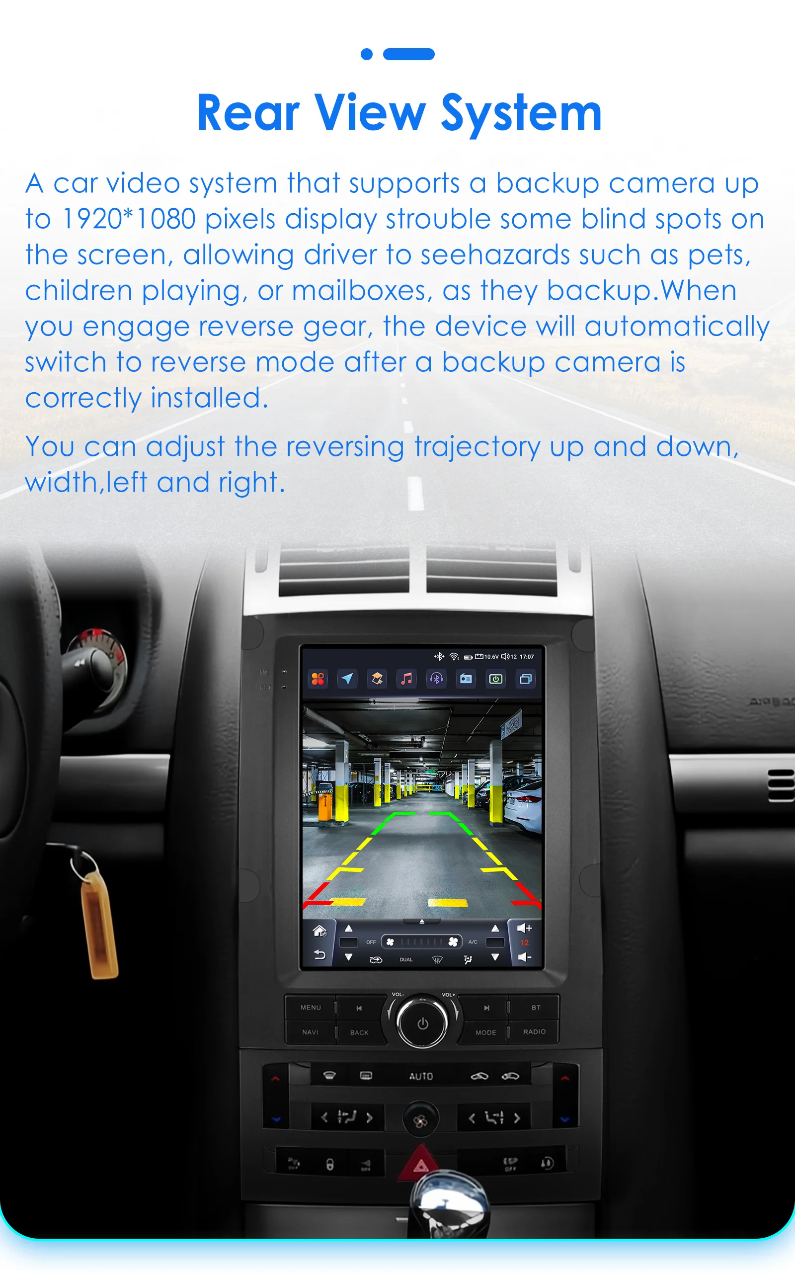 Hizpo Autoradio im Tesla-Stil für Peugeot 407 CC SW 407CC 2004 - 2011 Stereo Multimedia GPS Autoradio Intelligentes Carplay 9,7 Zoll – Detail 36