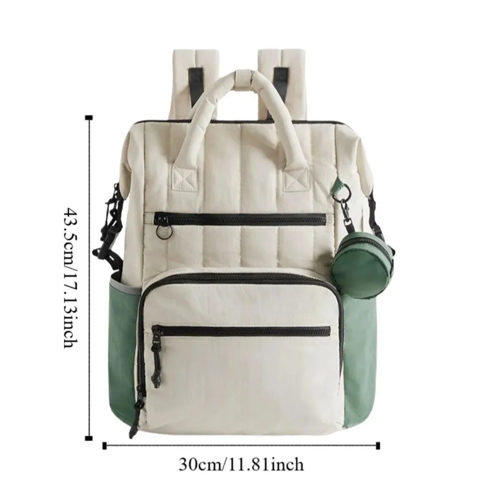 Practical Large Capacity Multi Functional Backpack Fashion Wear-resistant Large Capacity Bag Polyester Diaper Bag Travel