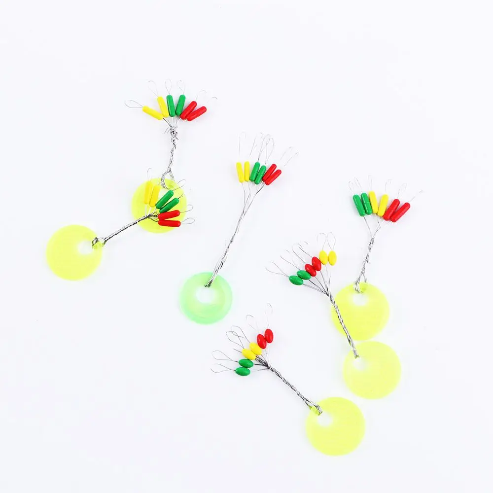 

Stops Colorful Rubber Float Spinner Bait Line Resistance Fishing Bobber Rubber Space Beans Oval Floating Stopper Fishing Float