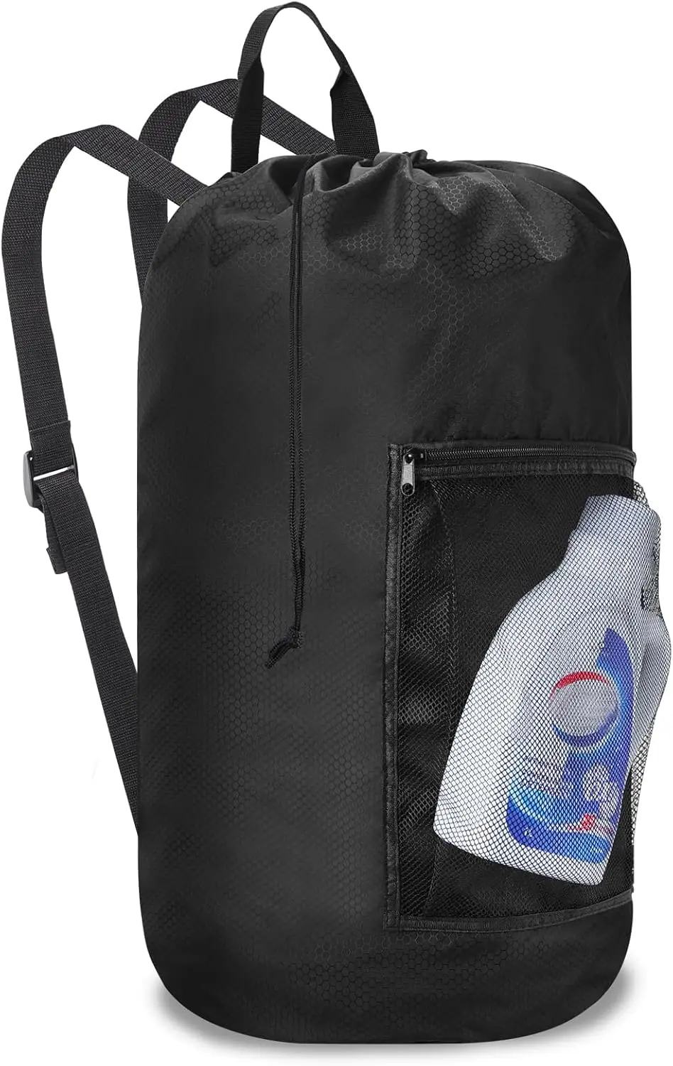 

Femuar Laundry Bag Backpack Durable Laundry Bag with Shoulder Straps and Mesh Pockets Portable Laundry Dirty Clothes Hamper Bag