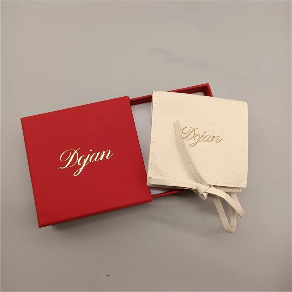 

European Jewelry Drawer Boxes Ring Earrings Bracelet Jewelry Packaging Microfiber Bag Jewellry Gift Box Jewelry Organizer