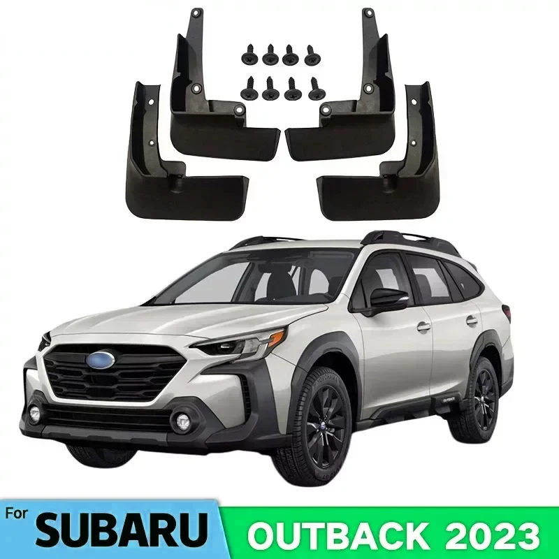 Aiwollde MudFlaps For SUBARU OUTBACK 2023 Mudguards Mud Flaps Splash Guards Front Rear Wheels Fender Car Accessories 4Pcs