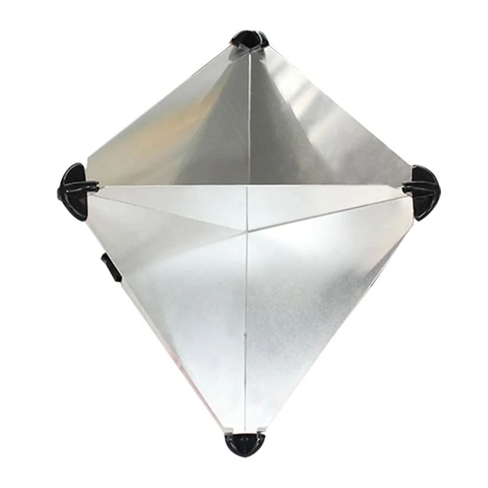 12 Inch Aluminum Radar Reflector, Foldable Portable Radar Reflector for Lifeboat and Liferaft, Training Use