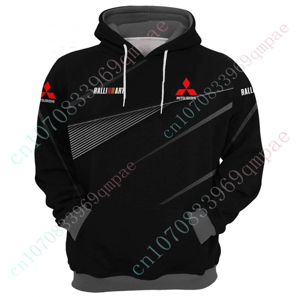 Mitsubishi Sweatshirt Unisex Clothing Harajuku Oversize Zip Hoodies Casual Pullover Top Anime Hoodies For Men Women Custom Logo