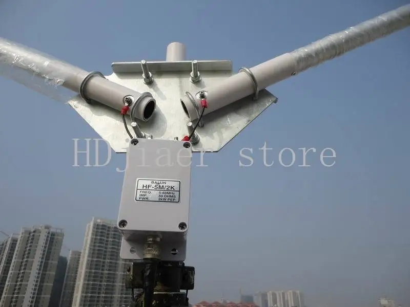 

High-Efficiency Short-Wave Antenna 750V Positive V, 5-Band Low-Noise,With Excellent Performance