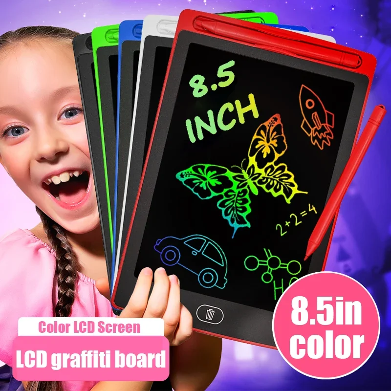 8.5 Inch LCD Writing Tablet for Kids,Reusable Magic Drawing Board with Stylus,Erasable Doodle Pad Toy Gift For 3-12Y Girls Boys