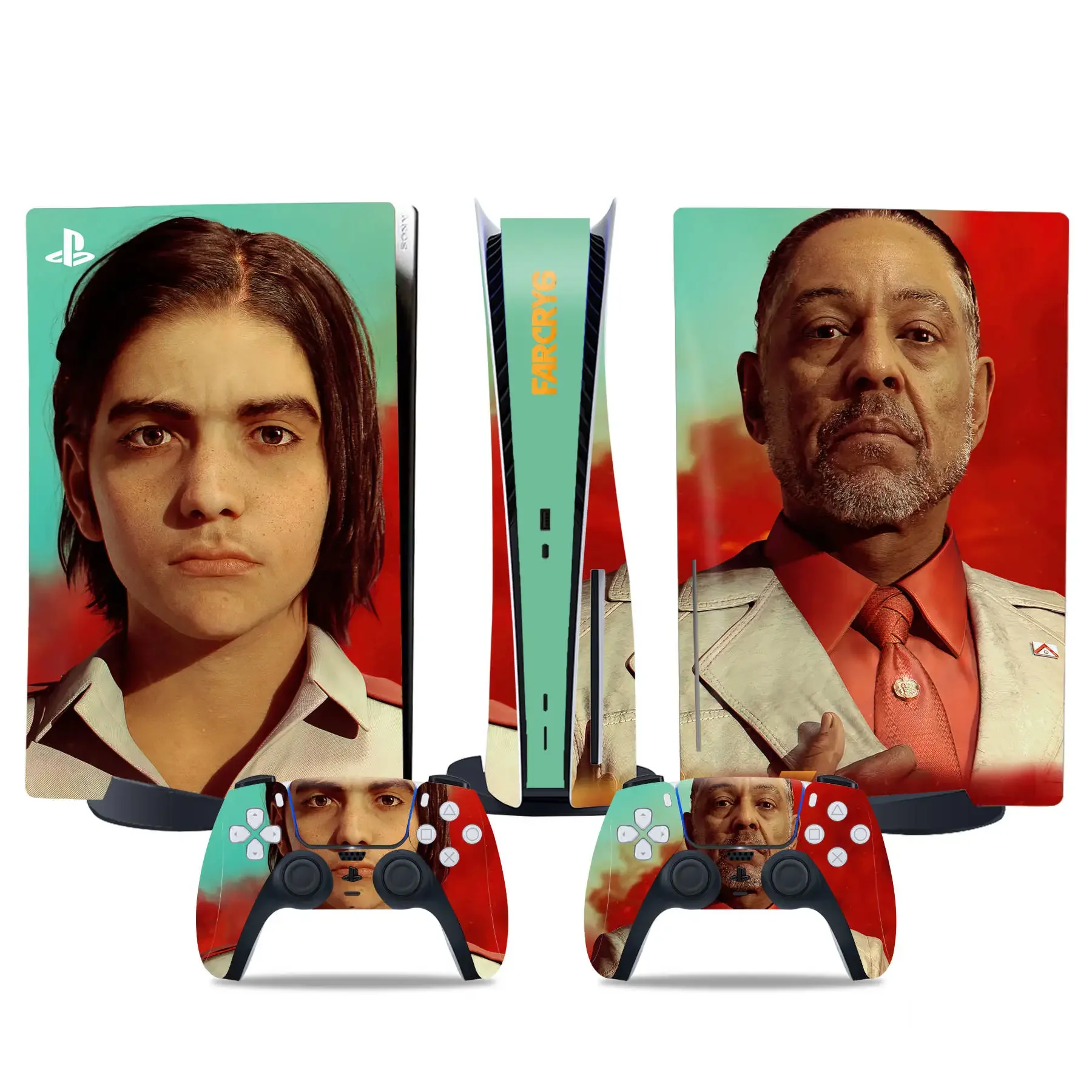 Dla standardowej konsoli dyskowej PS5 zdalny kalkomania skóry farcry 6