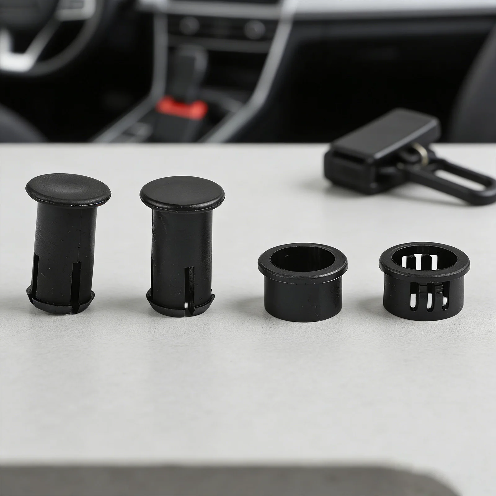 Replacement Door Check Strap Release Button and Trim Set for Ford For Transit Rear Doors 2000-2014 OEM Part Numbers