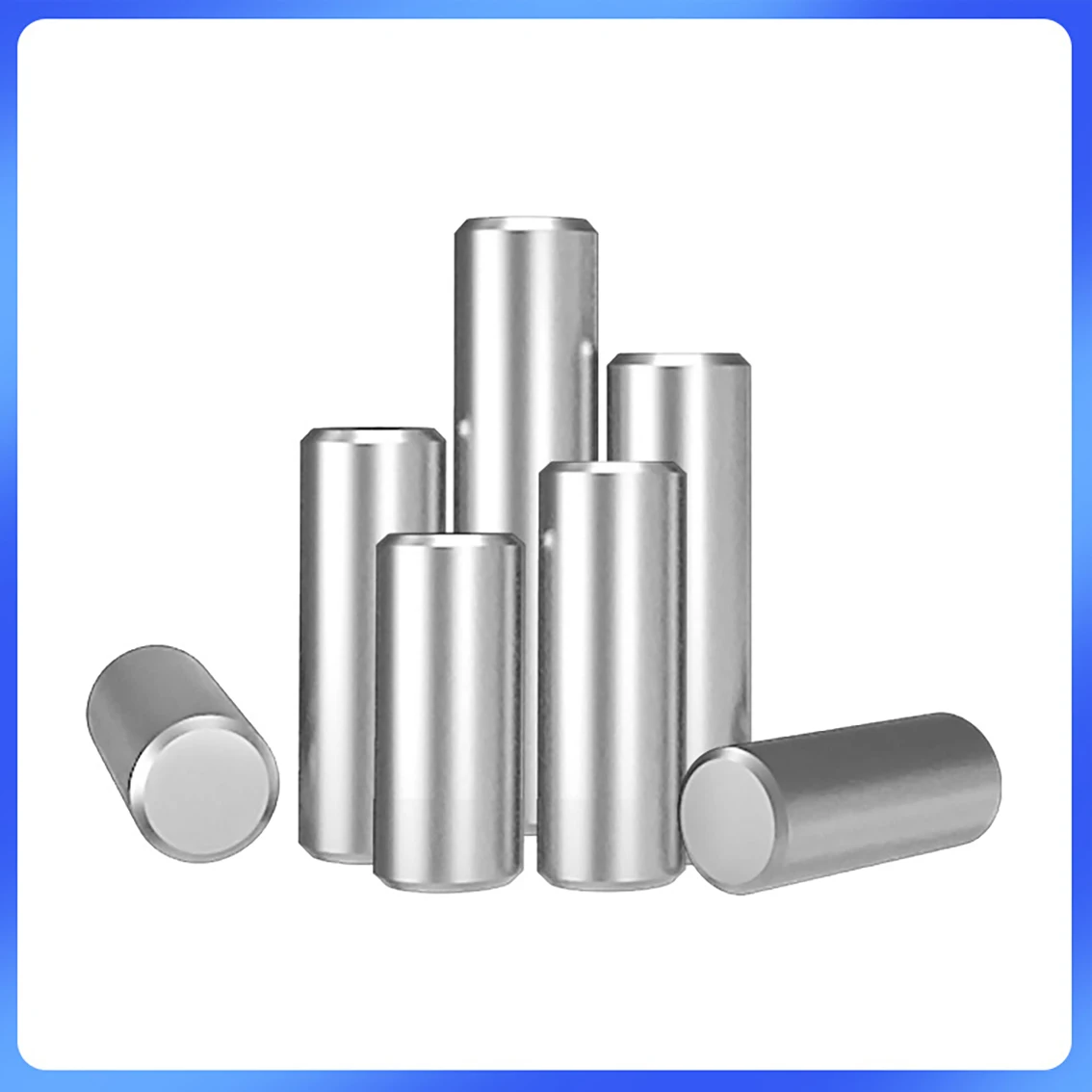 M1.5 M2 M2.5 M3 M4 Dowel Inner Thread Screw Nut 304 Stainless Steel Single Round Head Cylindrical Pin Positioning Pin Hardware