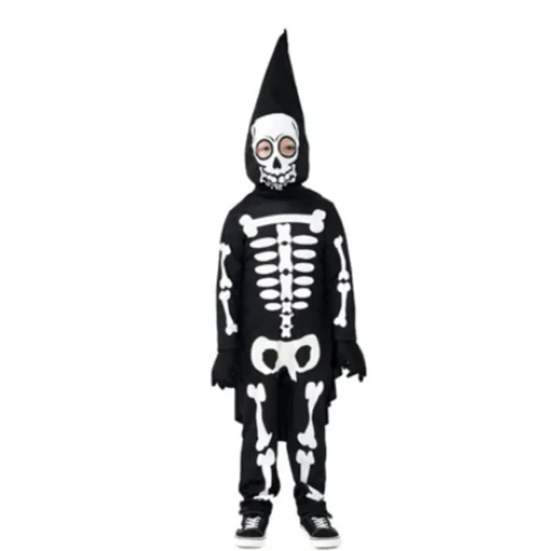 Vêtements Fantômes Imbibés pour Enfants, Costume de Cosplay, Masque d'Horreur, Accessoires de Carnaval, Nouveaux Modules d'Halloween