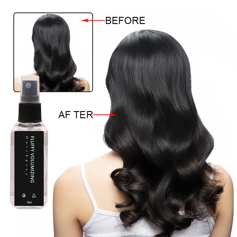 Long-lasting Versatile Non-sticky Fluffy Innovative Volumizing Styling Spray Non-sticky Formula Lasting Hair Shape Volumizing