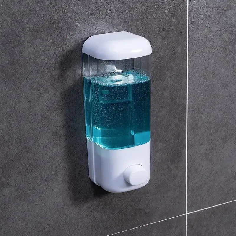 500/1000ML Capacity Wall Mounted Soap Dispenser Manual Press Suitable For Shampoo Used Bottle Bathroom Liquid image 4