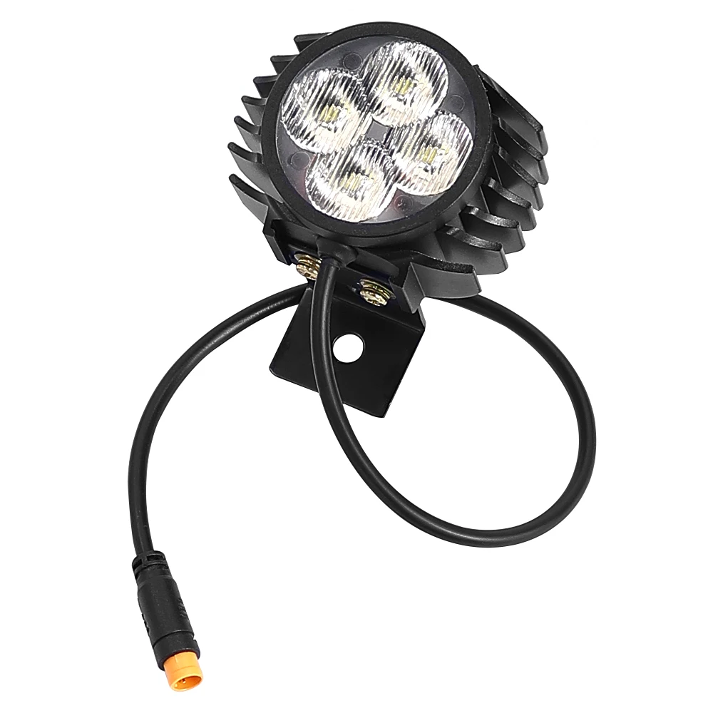 1/2PC phare avant pour Kukirin G2 Pro KUGOO KIRIN G2 MAX Scooter électrique guidon lampe tête avant lumière LED pièces