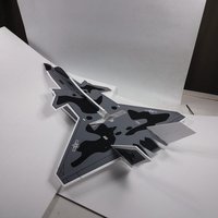 Model Remote-controlled Aircraft J-20 Fixed Wing Pp Magic Board Crash Resistant J20 Su-27 Glider Of The Same Type, Ready To Fly