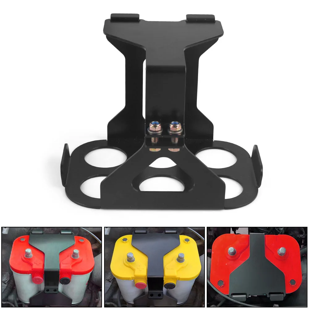 Braket dudukan kotak nampan baterai besi tahan untuk Optima Group 34/78 braket dudukan baja