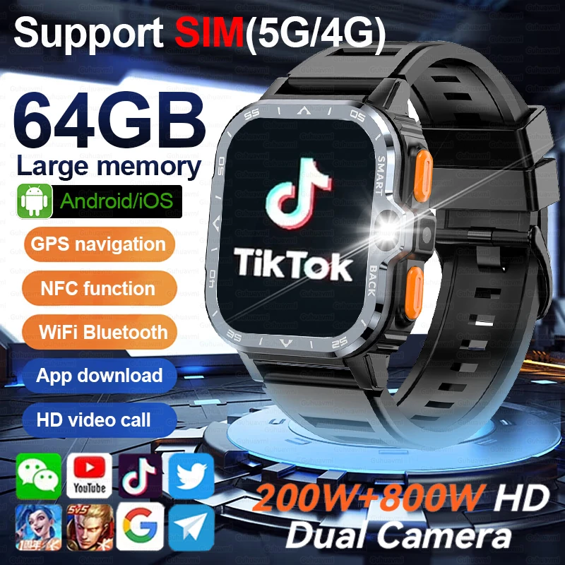 5G LTE Smart Watch 2024 Android IOS 2.03\