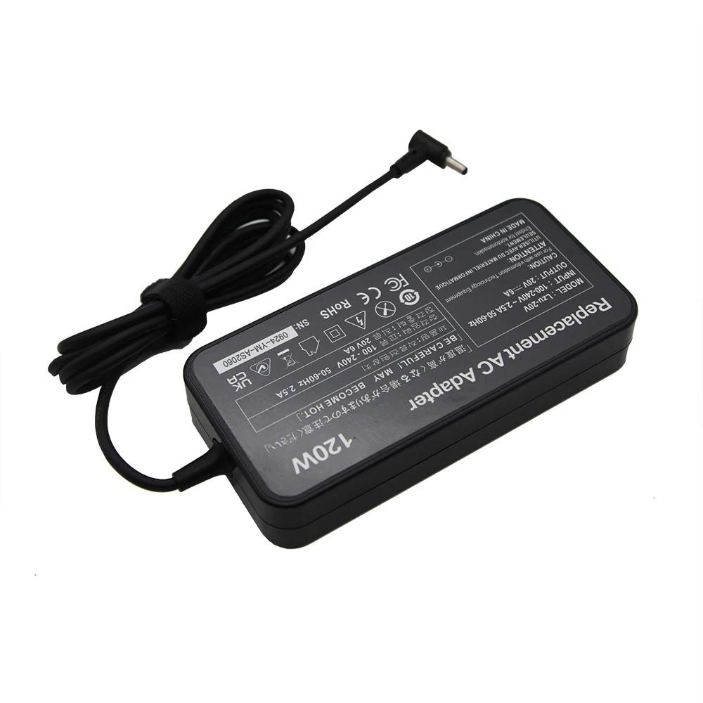 Imagem -02 - Adaptador Portátil para Asus 20v 6a 120w 4.5x3.0 mm Ux534fa Ux534ft Ux562fd Ux562fdx Ux562fn Ux563fd X1402za X1403za X1502za