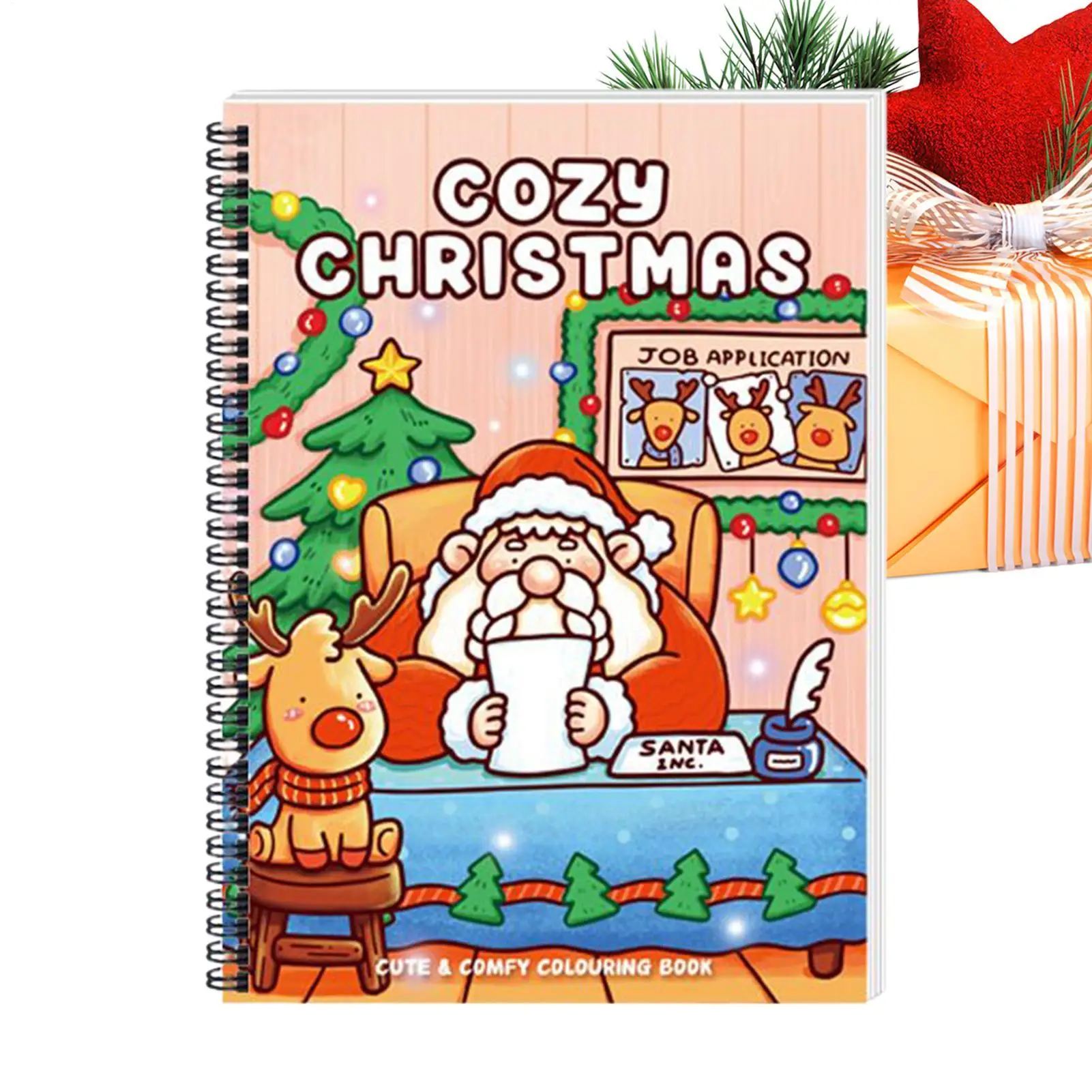 لعبة كتاب التلوين الموجهة للتعلم المبكر لعيد الميلاد سانتا رسم كتاب تلوين لأقلام التلوين وأقلام الرصاص وغرفة الدراسة في الفصول الدراسية