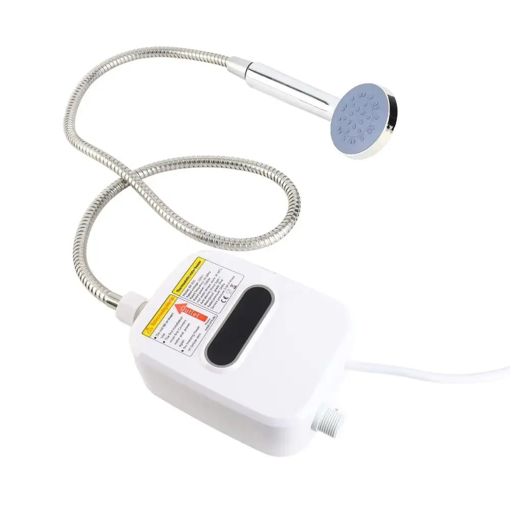 

LCD Temperature Display Instant Electric Water Heater Quick Heating Waterproof Electric Shower Heater Mini Size Fast Heating