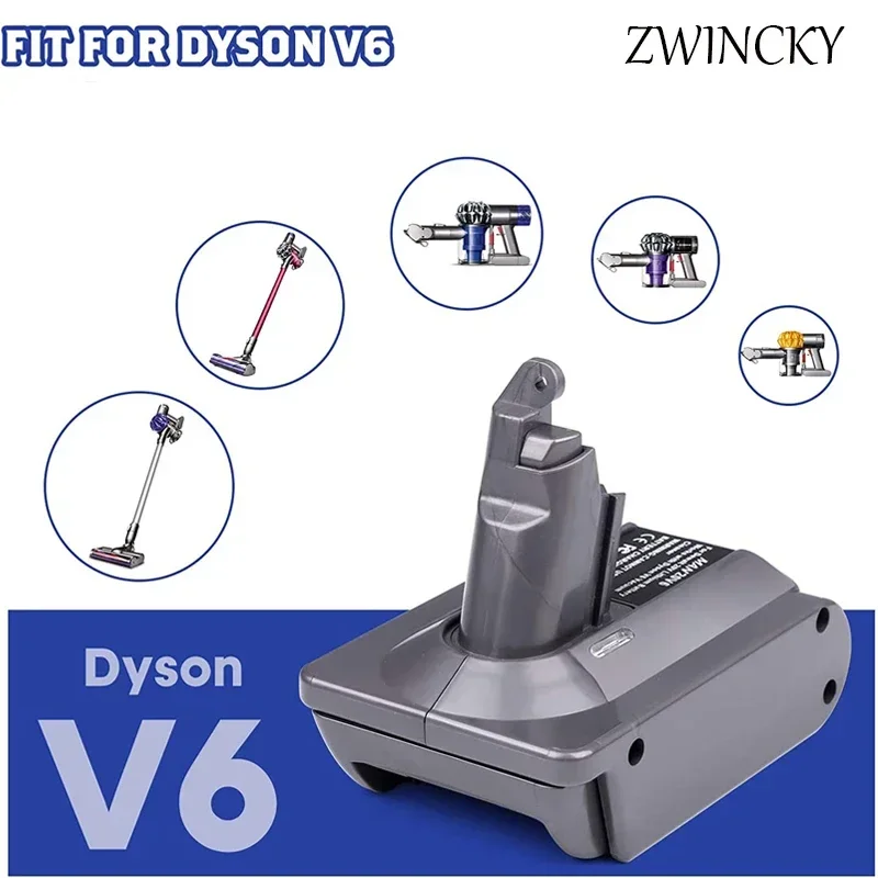For Dyson V6 Battery Adapter for Makita/Bosch/Dewaltt/Milwaukee/Ryobi/Craftsman/Black&Decker/Einhelll， 18V 20V Battery Converter