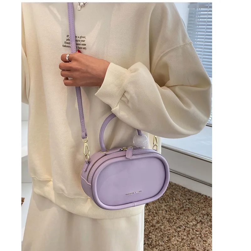 KK-Bolso cruzado de un solo hombro para mujer, bolsa texturizada de nuevo diseño, popular, para verano, 2024