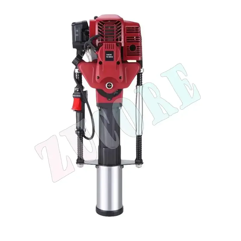 

New Portable Gasoline Hand-held Ink Pile Driver Pile Planter Small Electric Fence Building Flood Prevention Wooden Pile